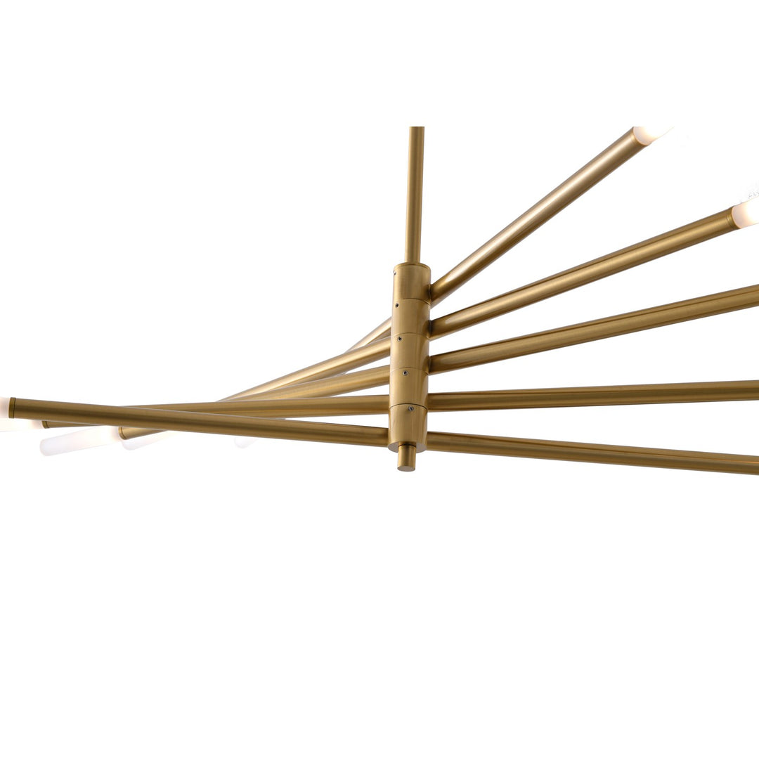 Chandelier In Gold Finish