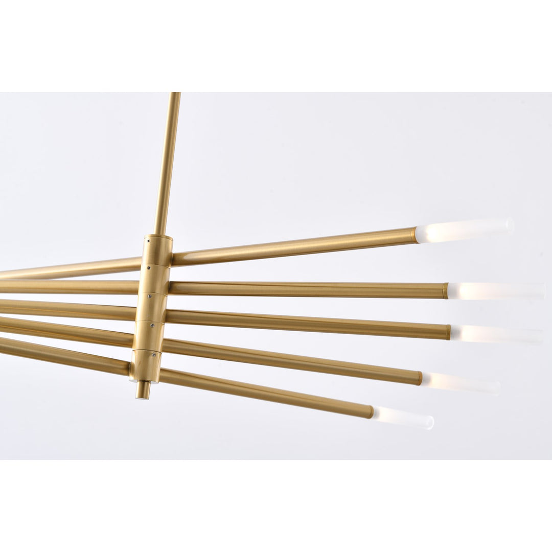 Chandelier In Gold Finish