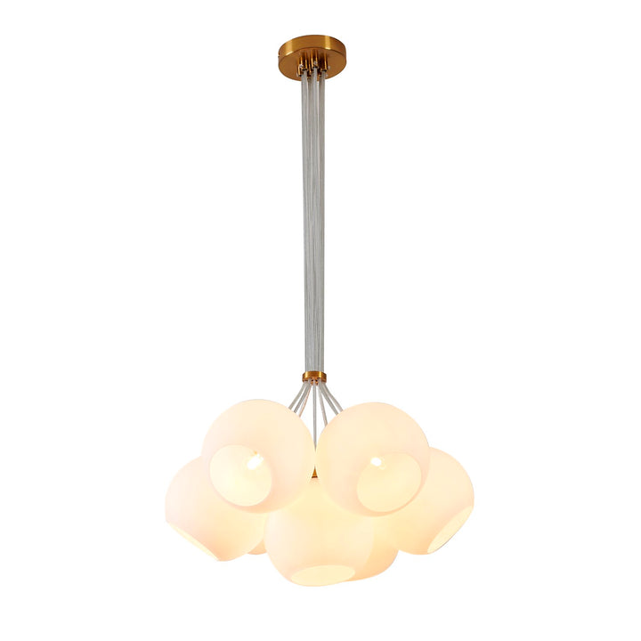 Chandelier In Gold Finish by Bethel