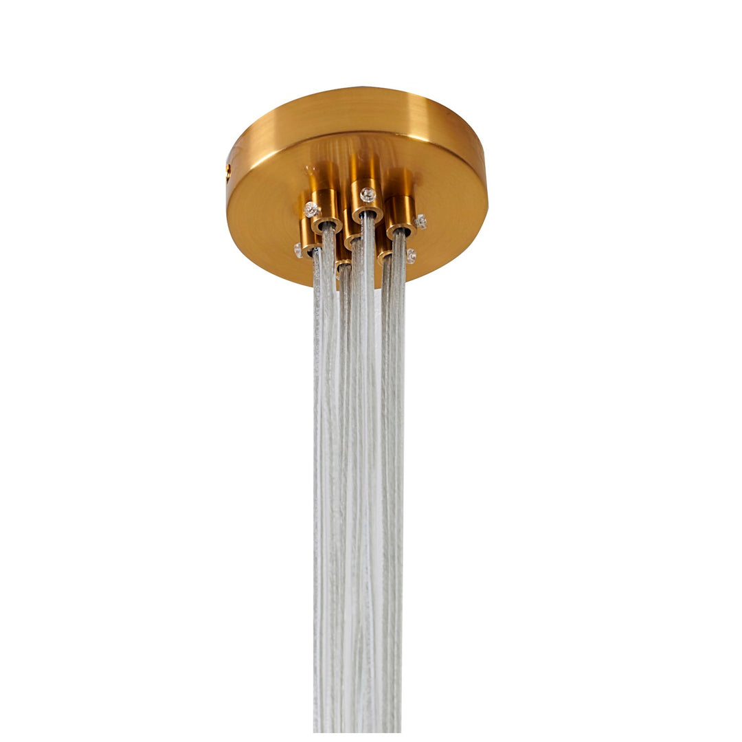 Chandelier In Gold Finish