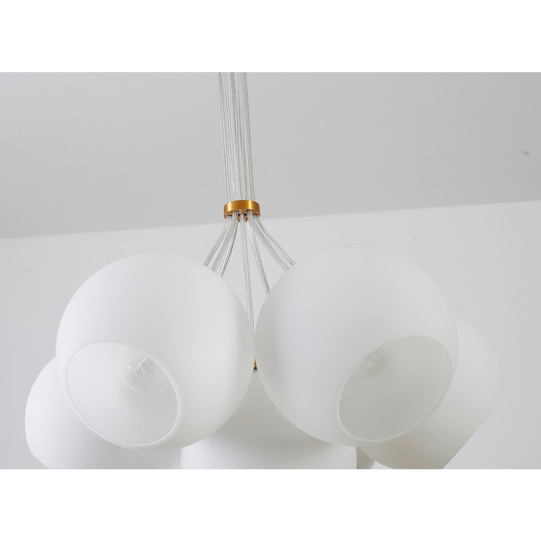 Chandelier In Gold Finish