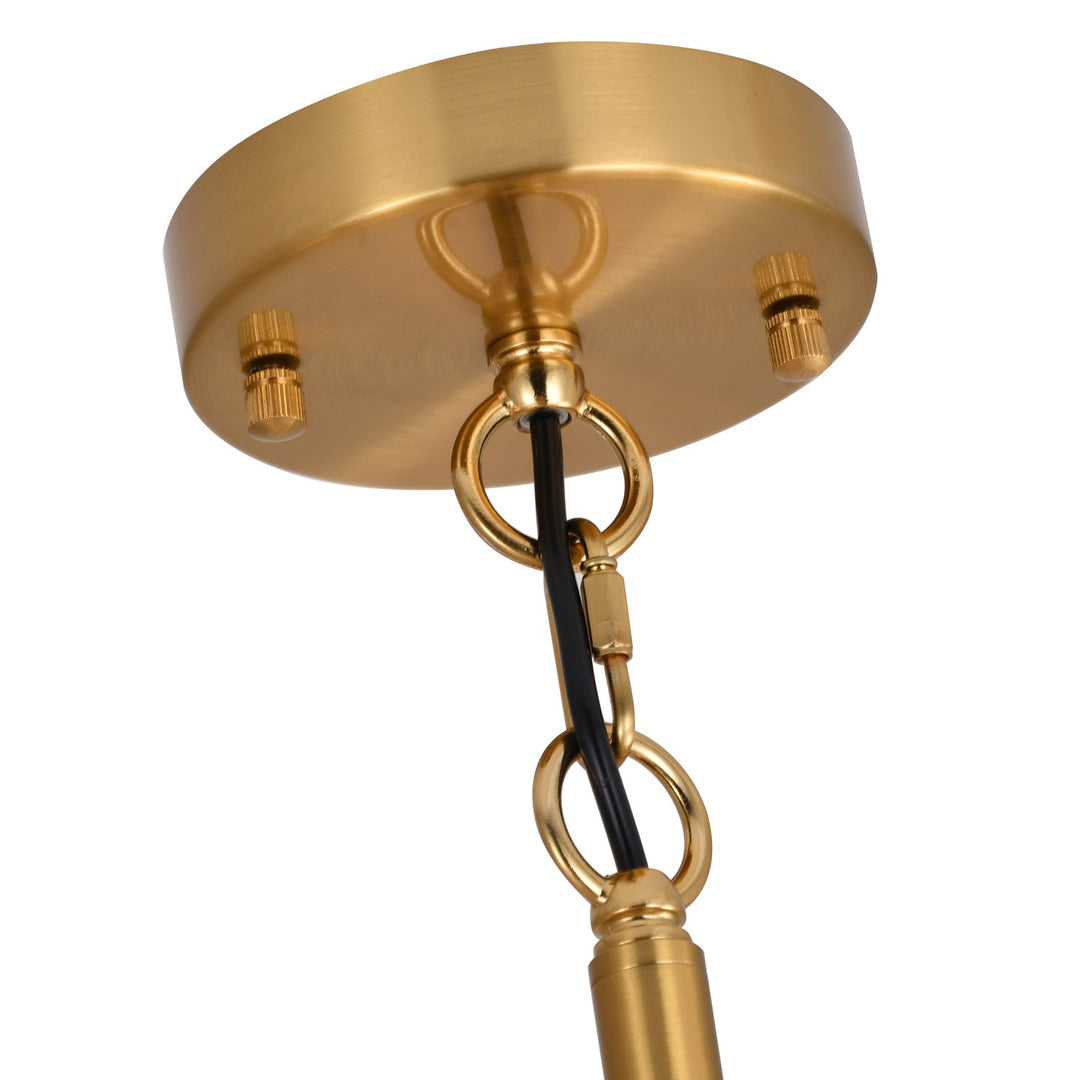 Chandelier In Copper Finish