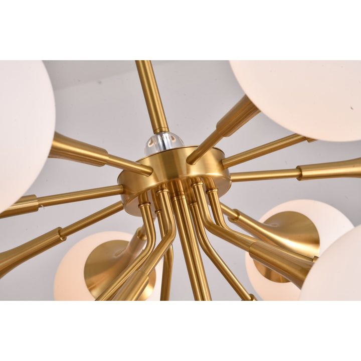Chandelier In Copper Finish