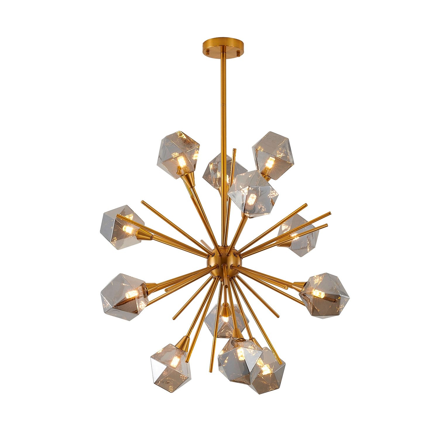 Chandelier In Gold Finish by Bethel