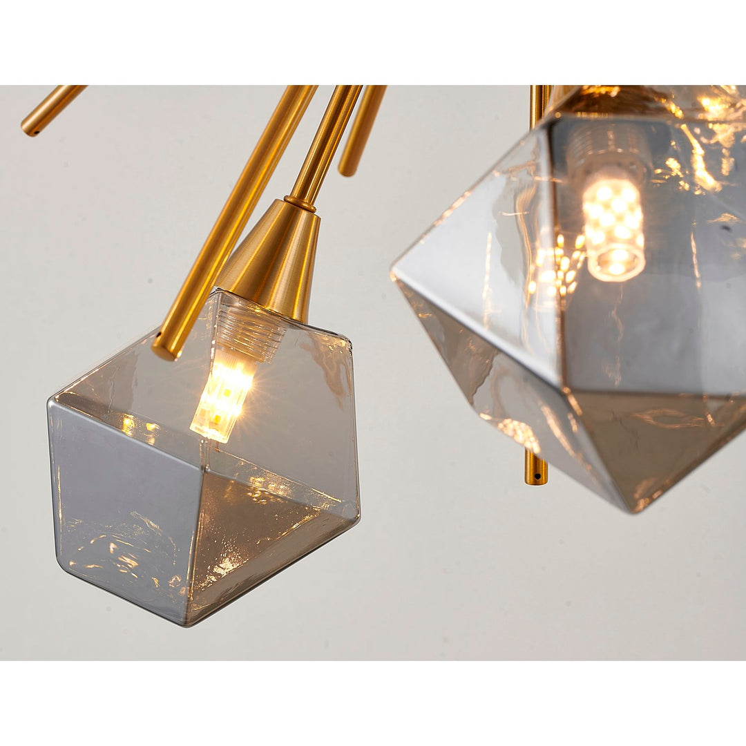Chandelier In Gold Finish