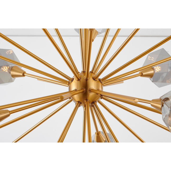 Chandelier In Gold Finish