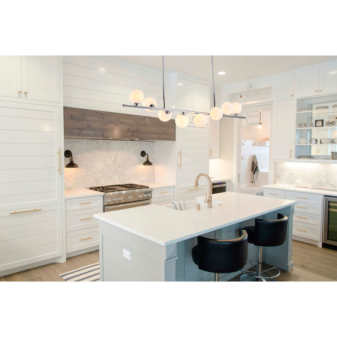 Chandelier In Chrome Finish by Bethel