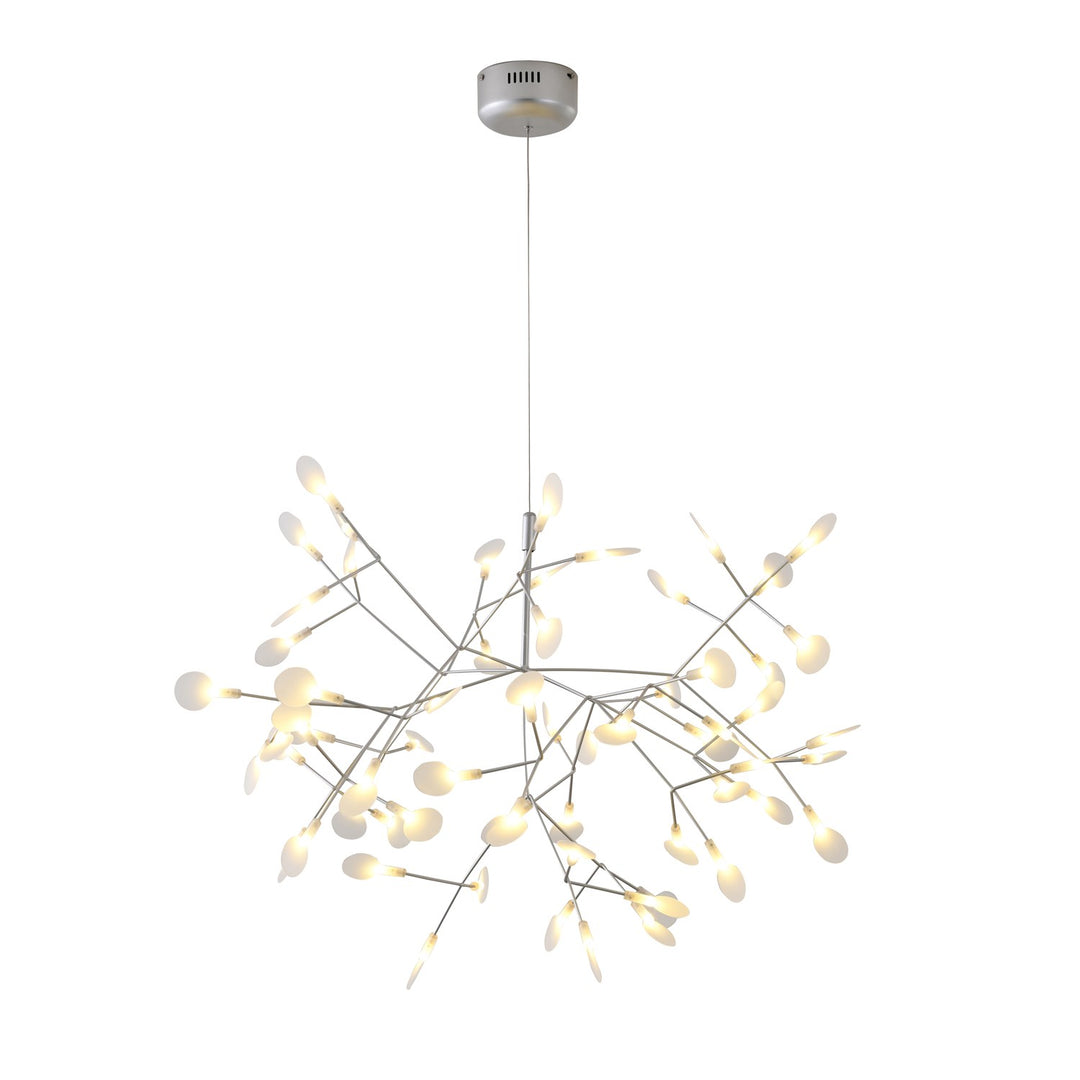 Led Chandelier In Metal & Acrylic Finish by Bethel