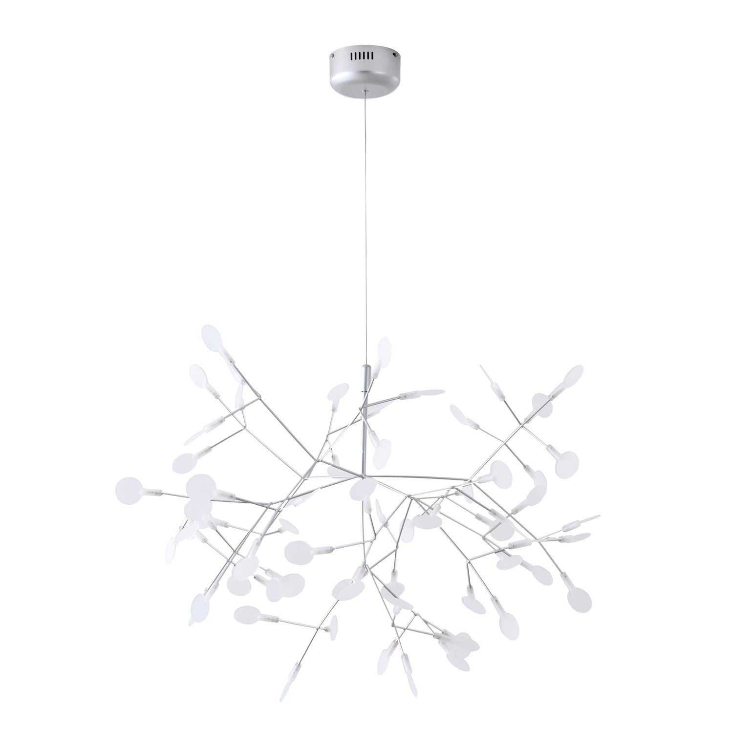 Led Chandelier In Metal & Acrylic Finish