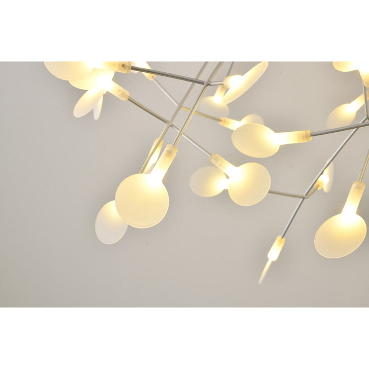 Led Chandelier In Metal & Acrylic Finish