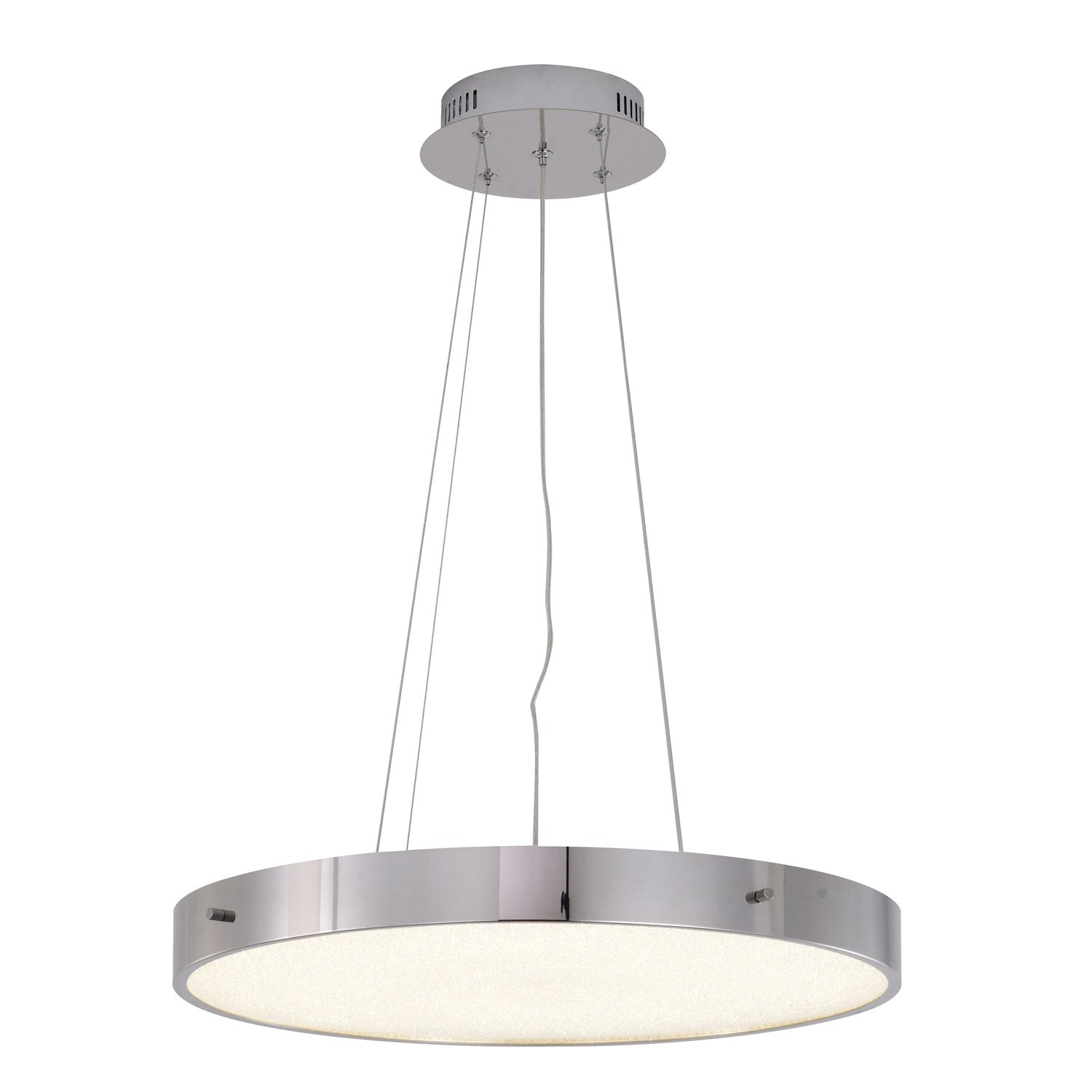 Led Chandelier In Chrome Finish by Bethel