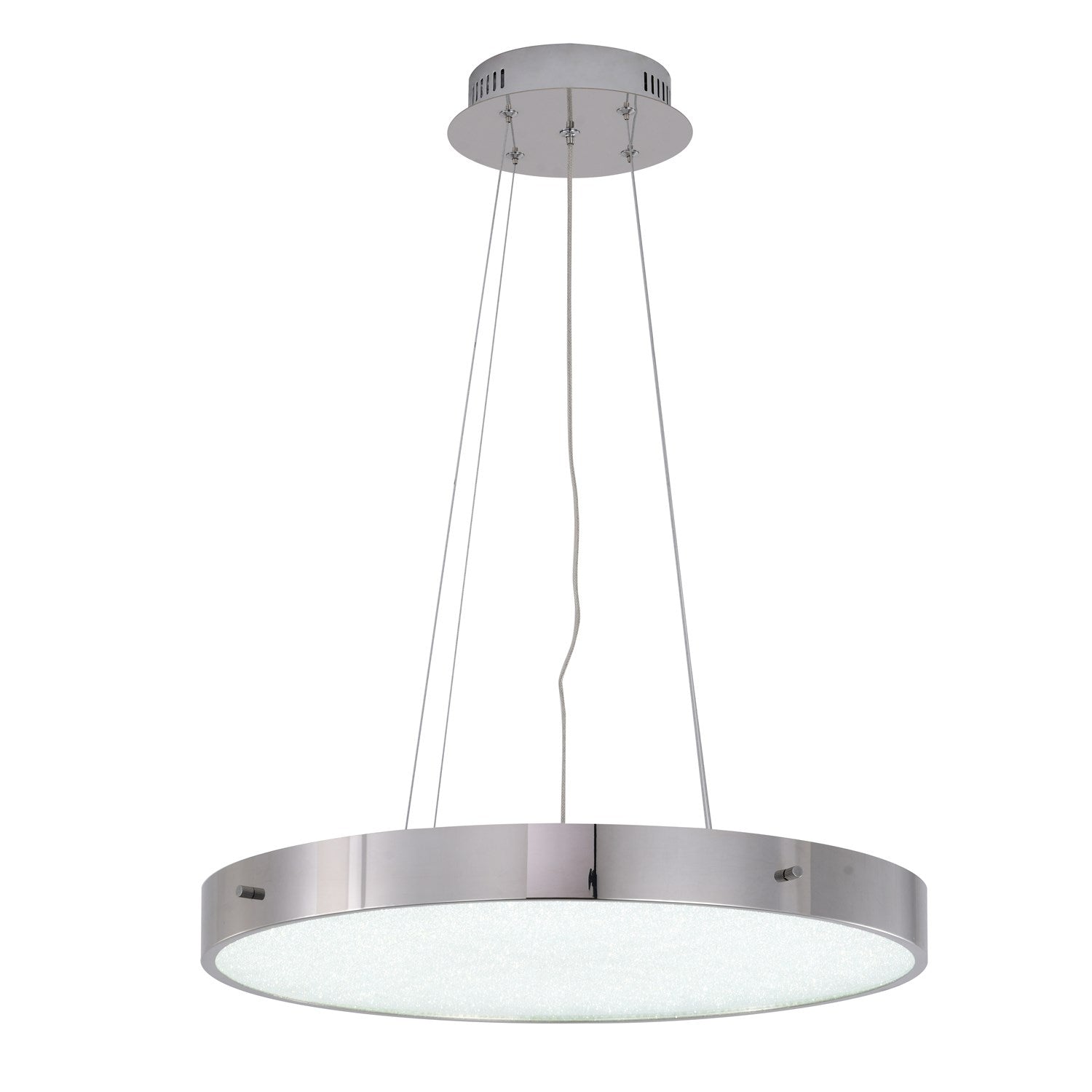Led Chandelier In Chrome Finish