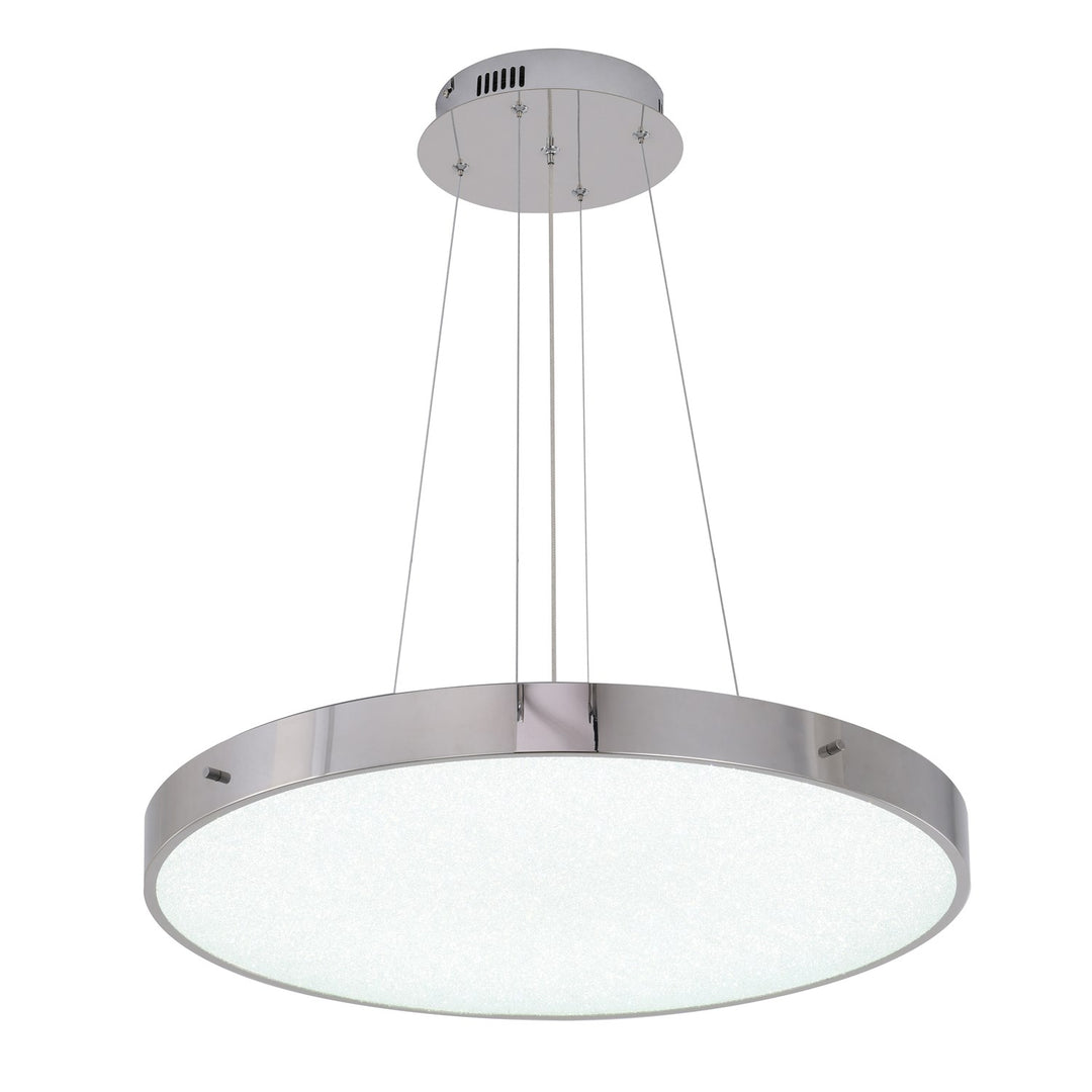 Led Chandelier In Chrome Finish