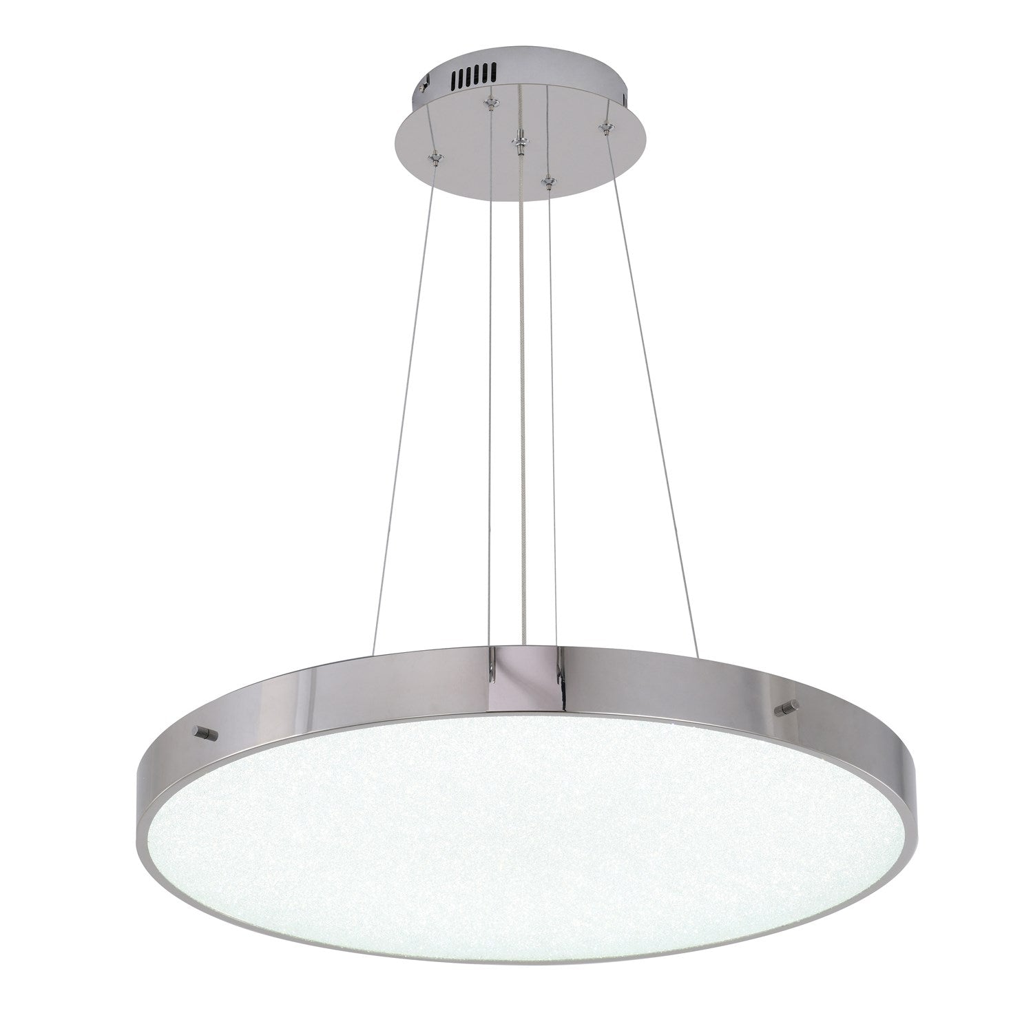 Led Chandelier In Chrome Finish