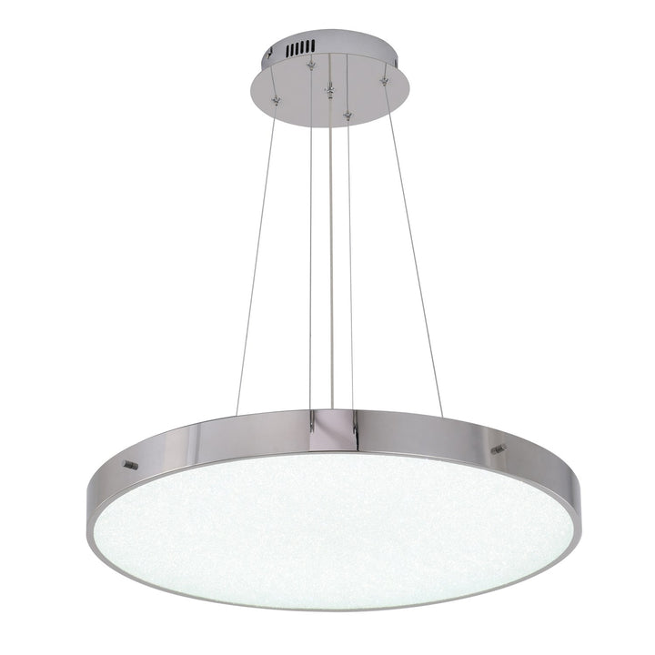 Led Chandelier In Chrome Finish