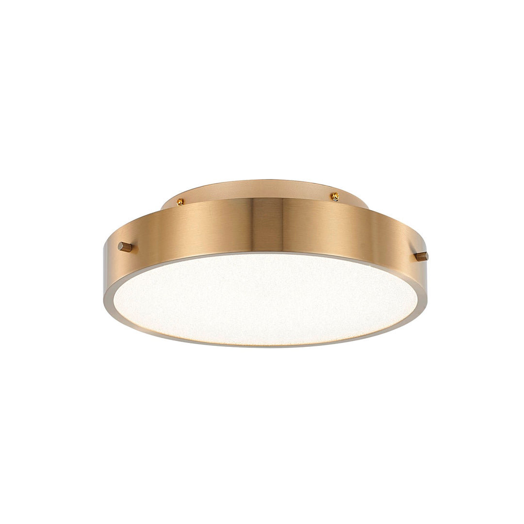 Led Flush Mount In Brass Finish by Bethel