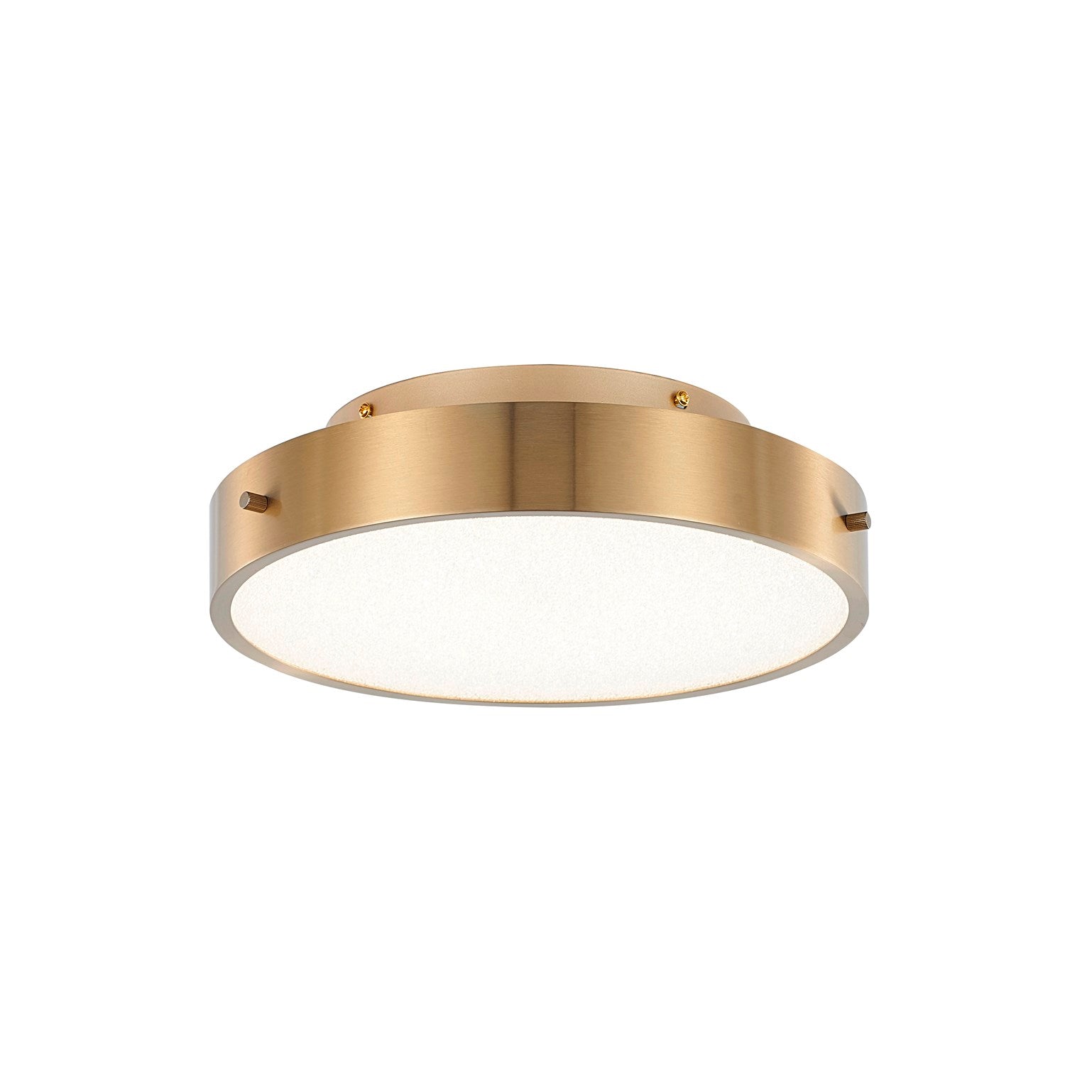 Led Flush Mount In Brass Finish by Bethel