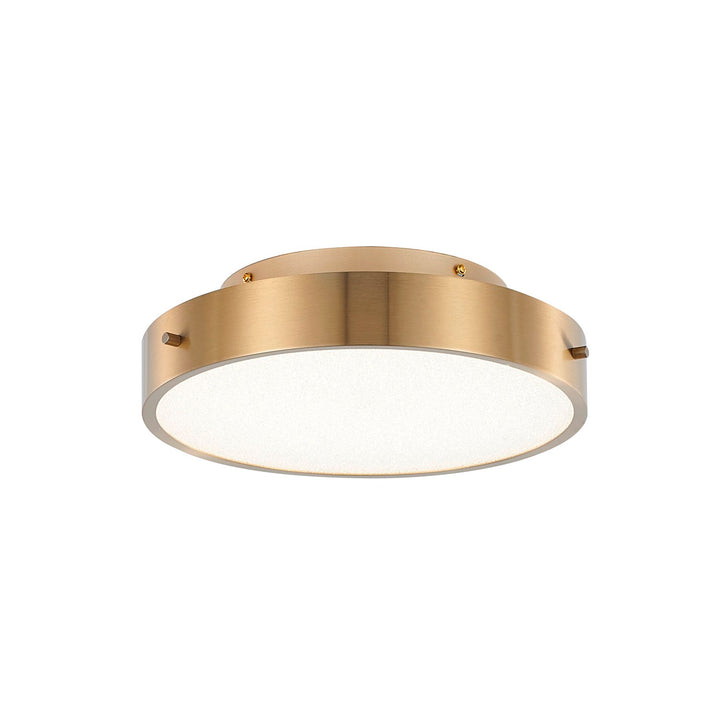 Led Flush Mount In Brass Finish by Bethel