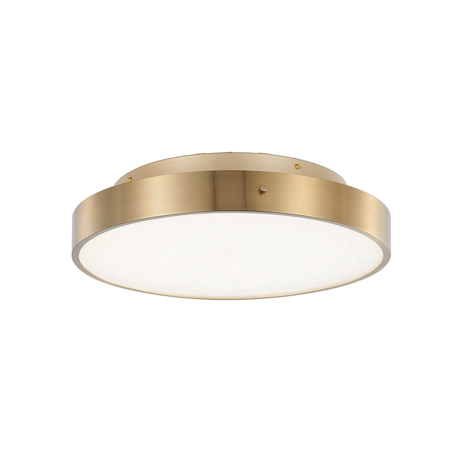 Led Flush Mount In Brass Finish by Bethel