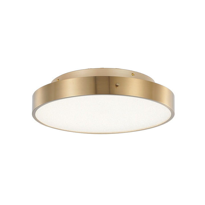 Led Flush Mount In Brass Finish by Bethel