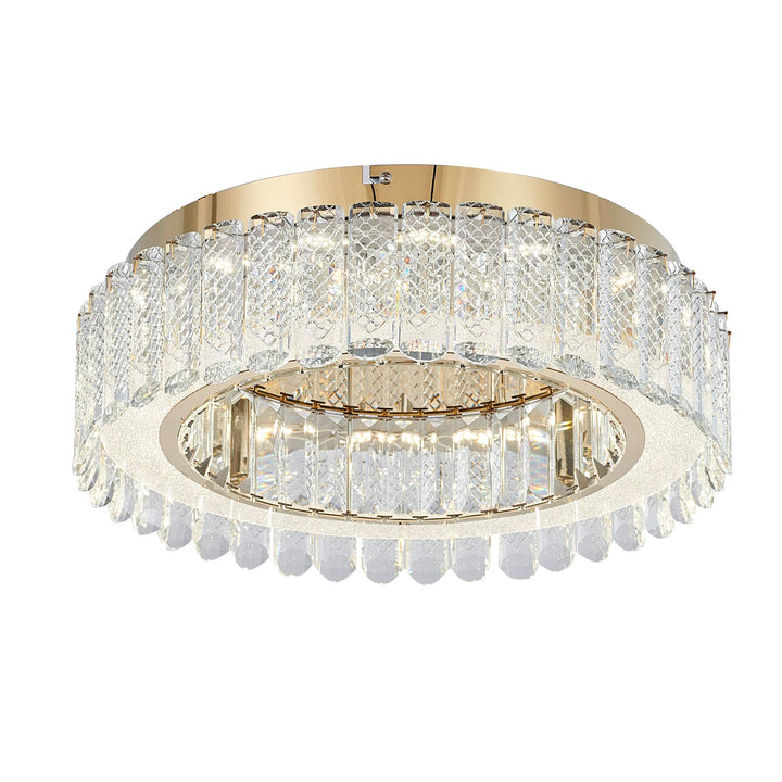 Led Flush Mount In Gold Finish by Bethel