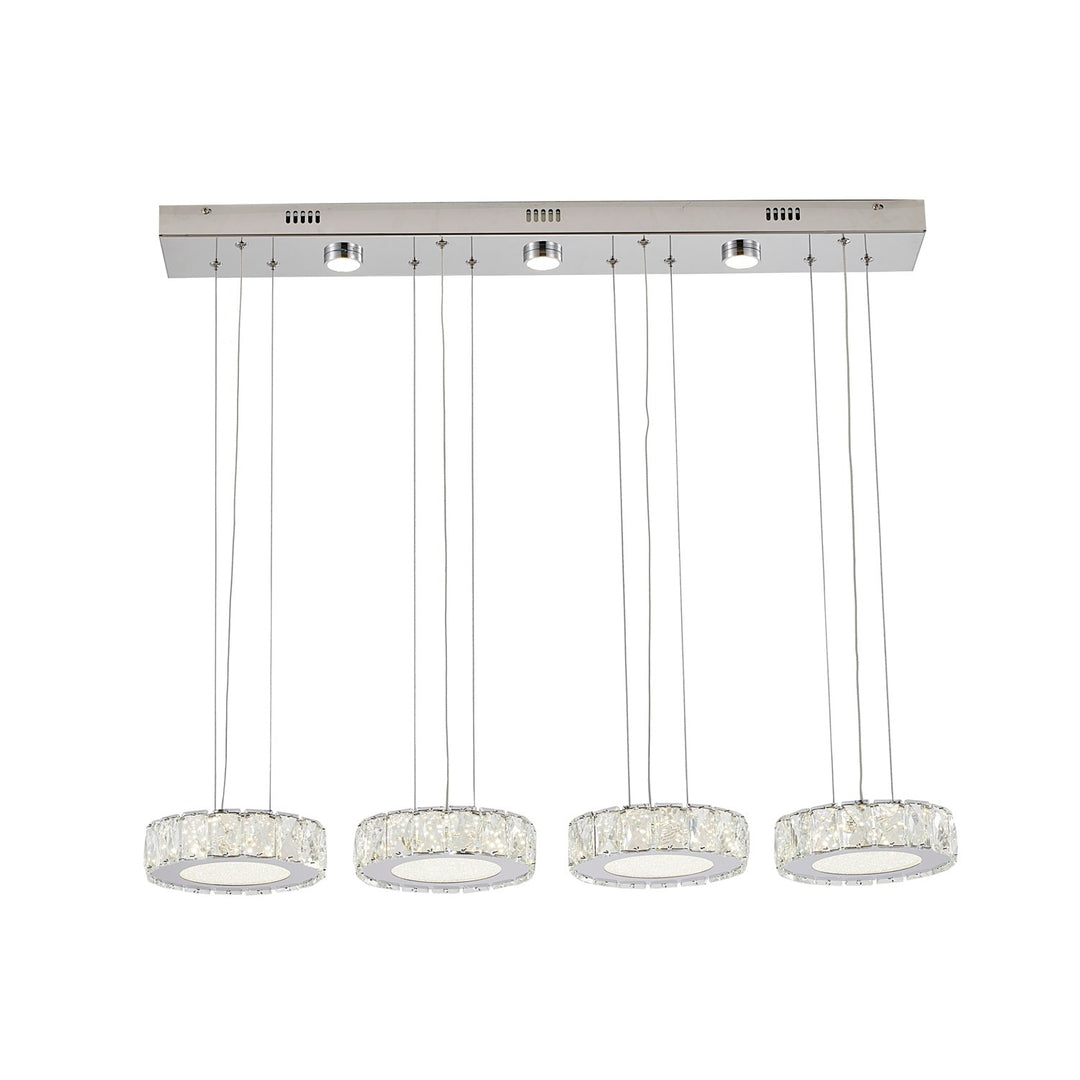 Led Island Lighting In Chrome Finish by Bethel