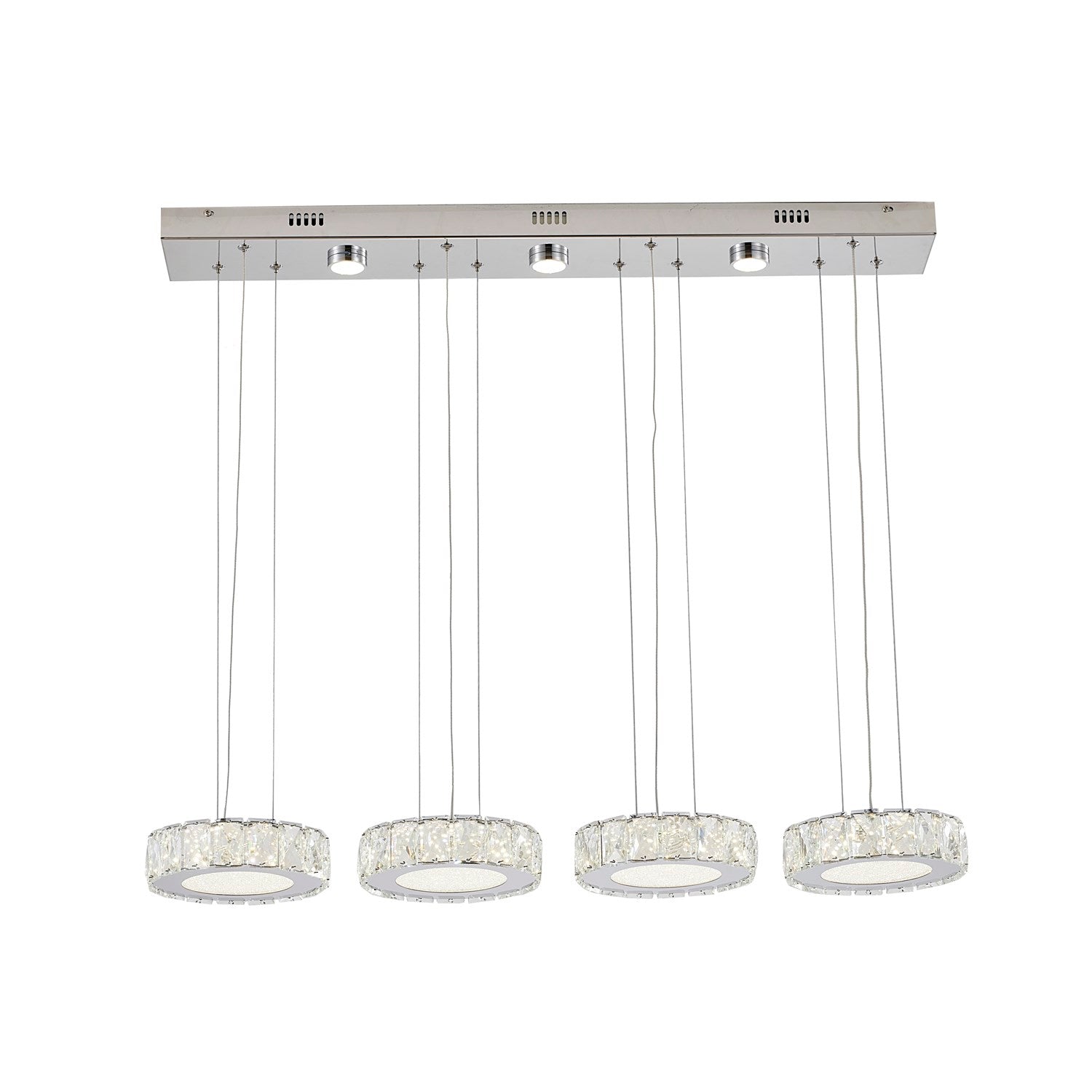Led Island Lighting In Chrome Finish by Bethel