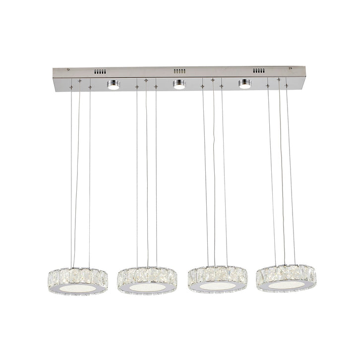 Led Island Lighting In Chrome Finish by Bethel