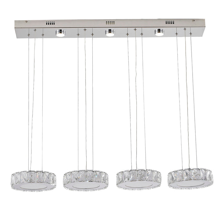 Led Island Lighting In Chrome Finish