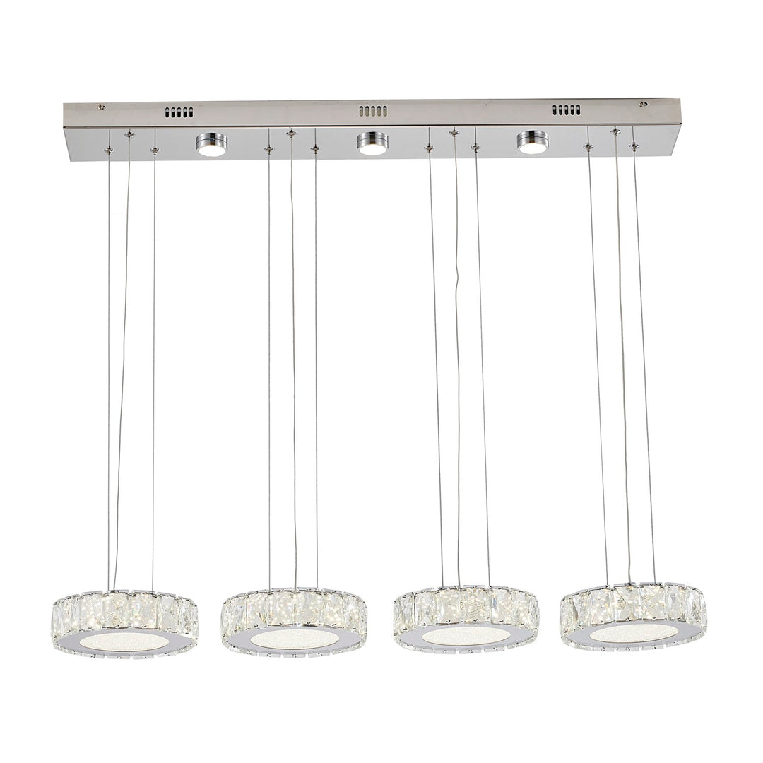 Led Island Lighting In Chrome Finish