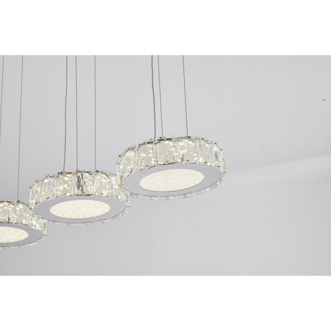 Led Island Lighting In Chrome Finish