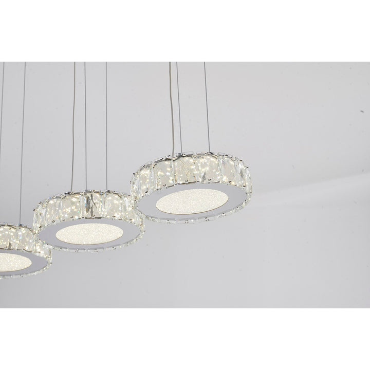 Led Island Lighting In Chrome Finish