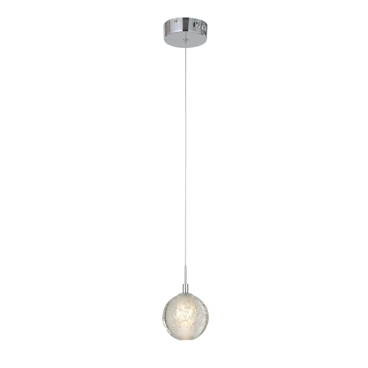 Single Pendant Lighting In Chrome Finish by Bethel