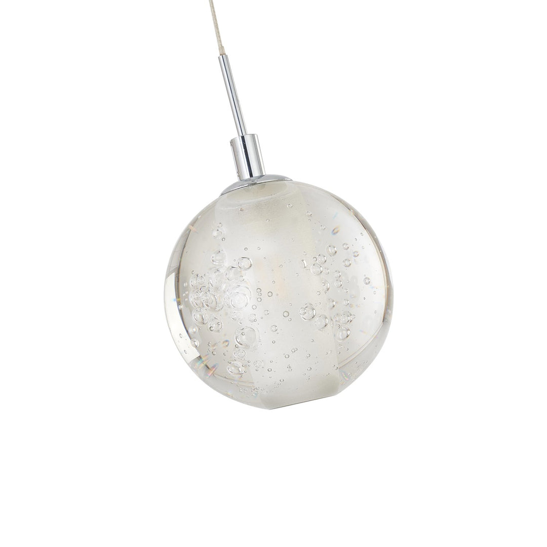 Single Pendant Lighting In Chrome Finish