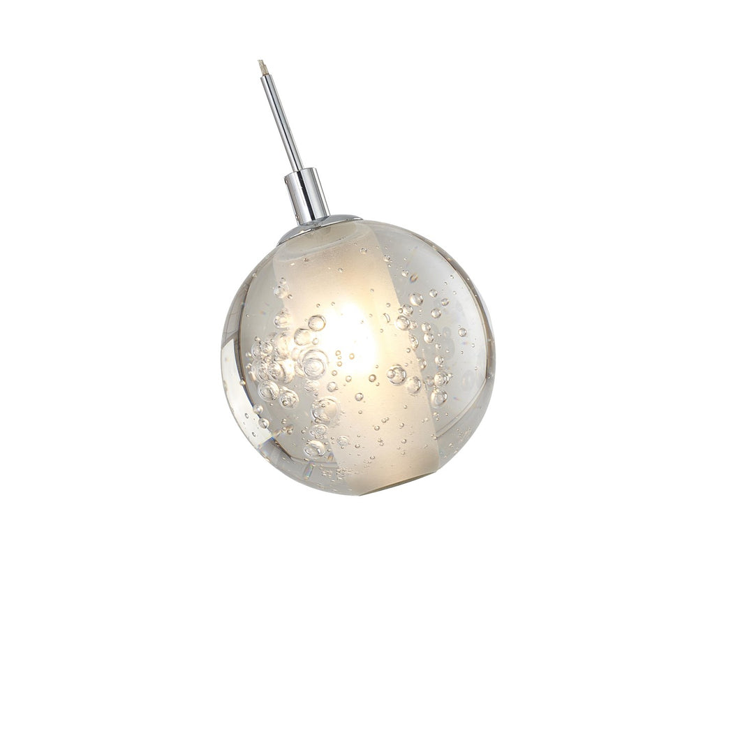 Single Pendant Lighting In Chrome Finish