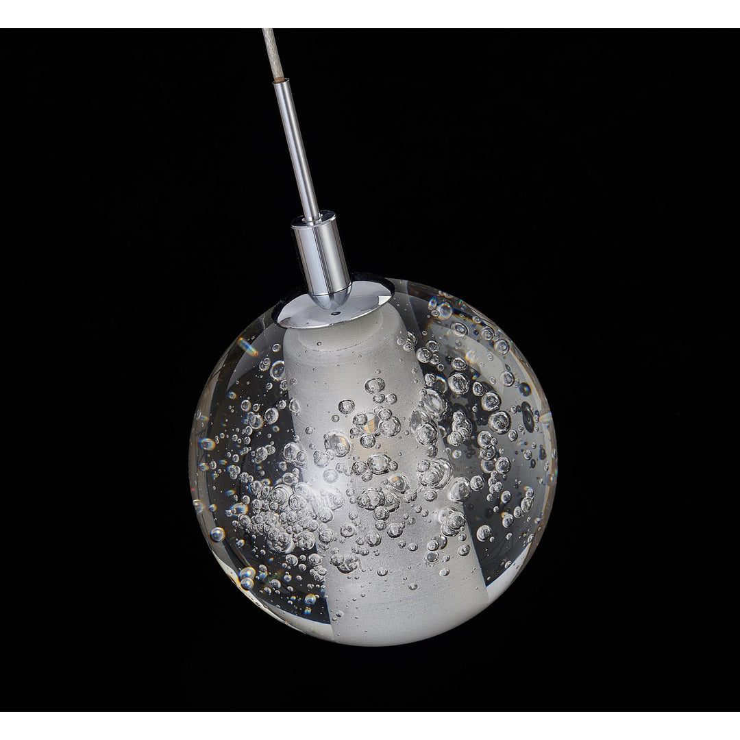 Single Pendant Lighting In Chrome Finish