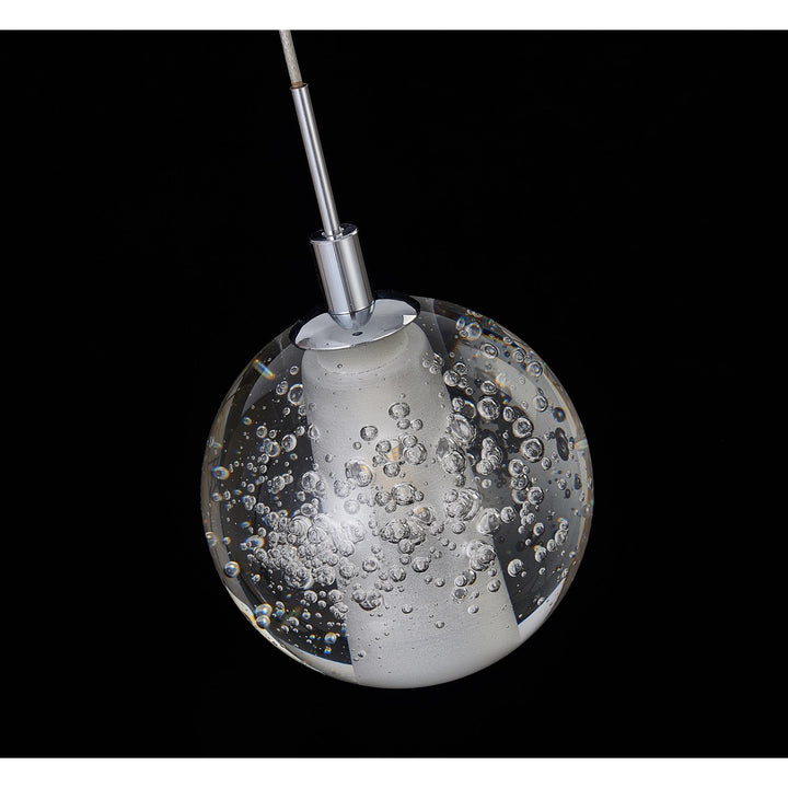 Single Pendant Lighting In Chrome Finish