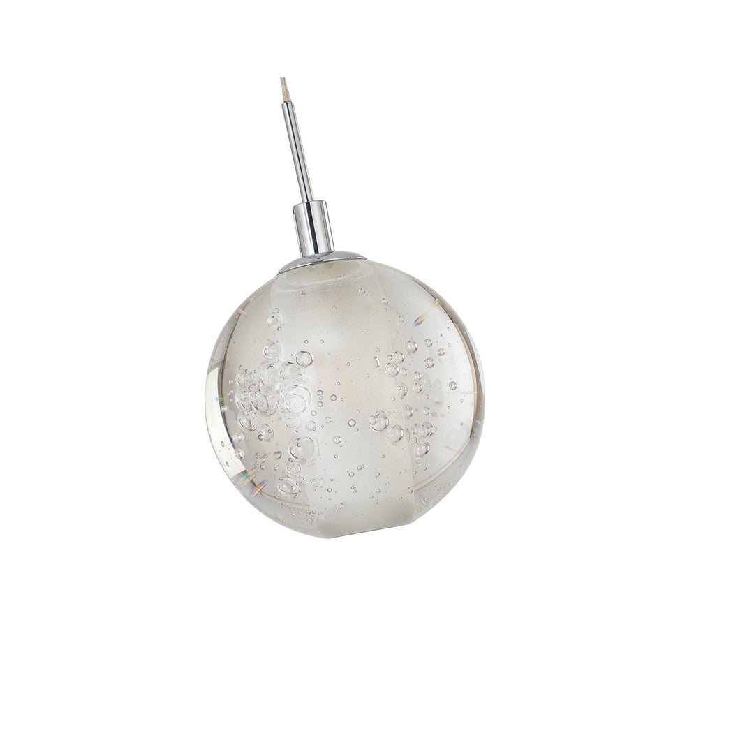 Single Pendant Lighting In Chrome Finish