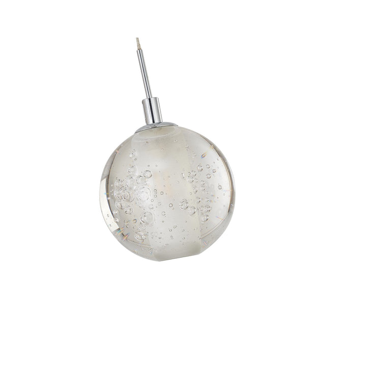 Single Pendant Lighting In Chrome Finish