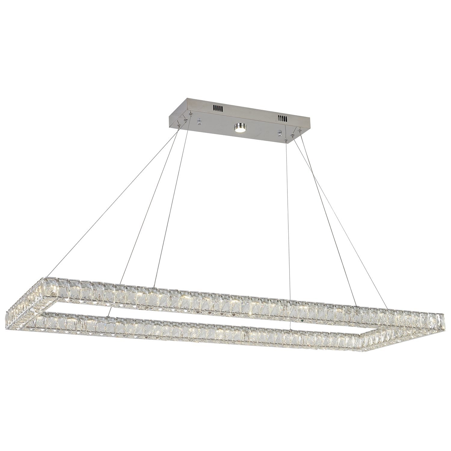 Led Chandelier In Chrome Finish by Bethel