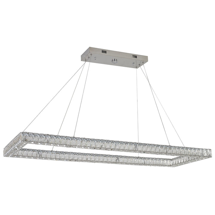Led Chandelier In Chrome Finish
