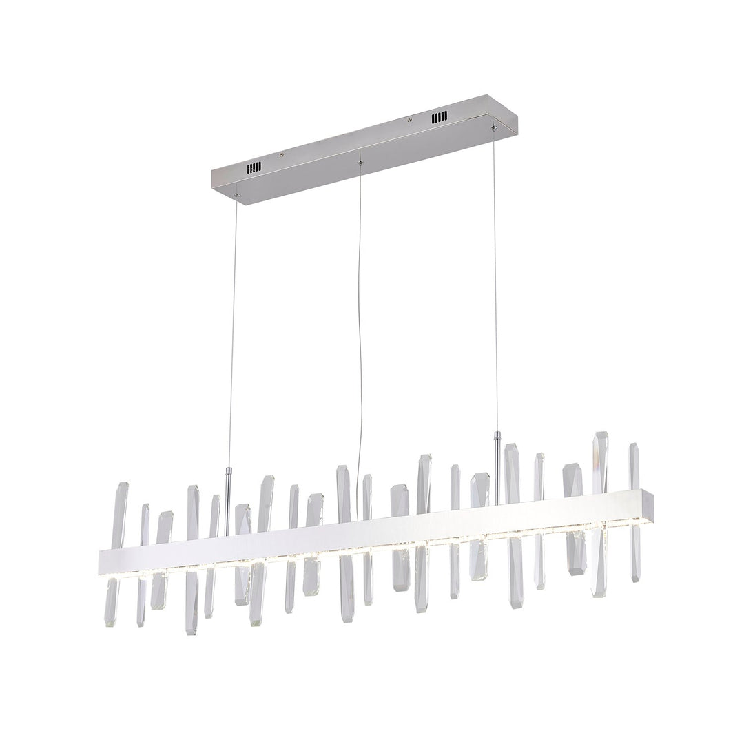 Led Chandelier In Chrome Finish by Bethel
