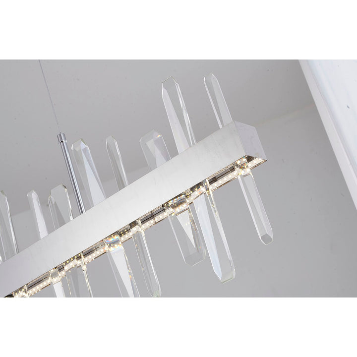 Led Chandelier In Chrome Finish