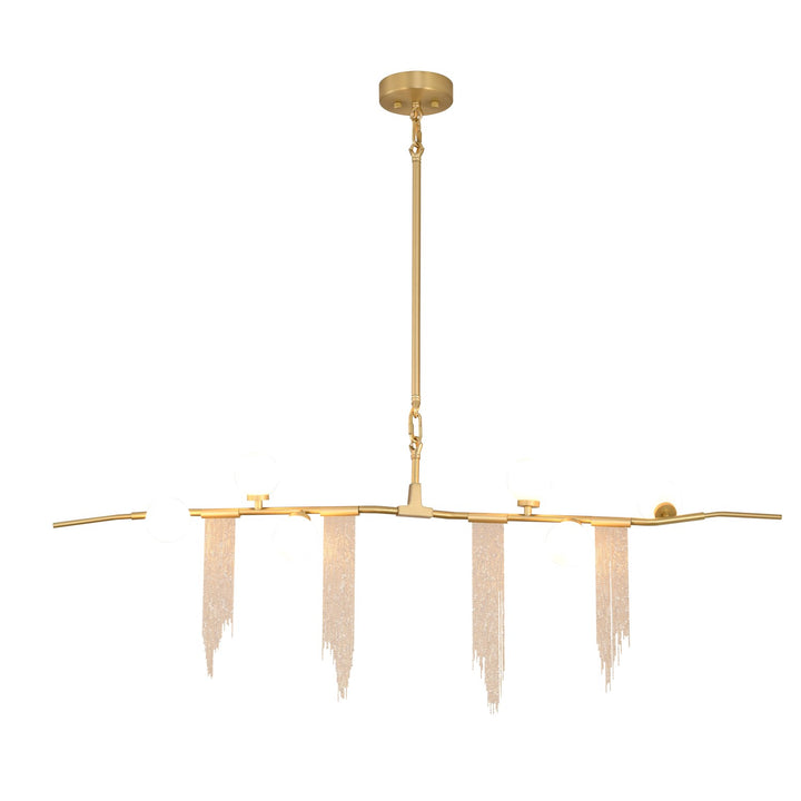 Chandelier In Gold Finish by Bethel