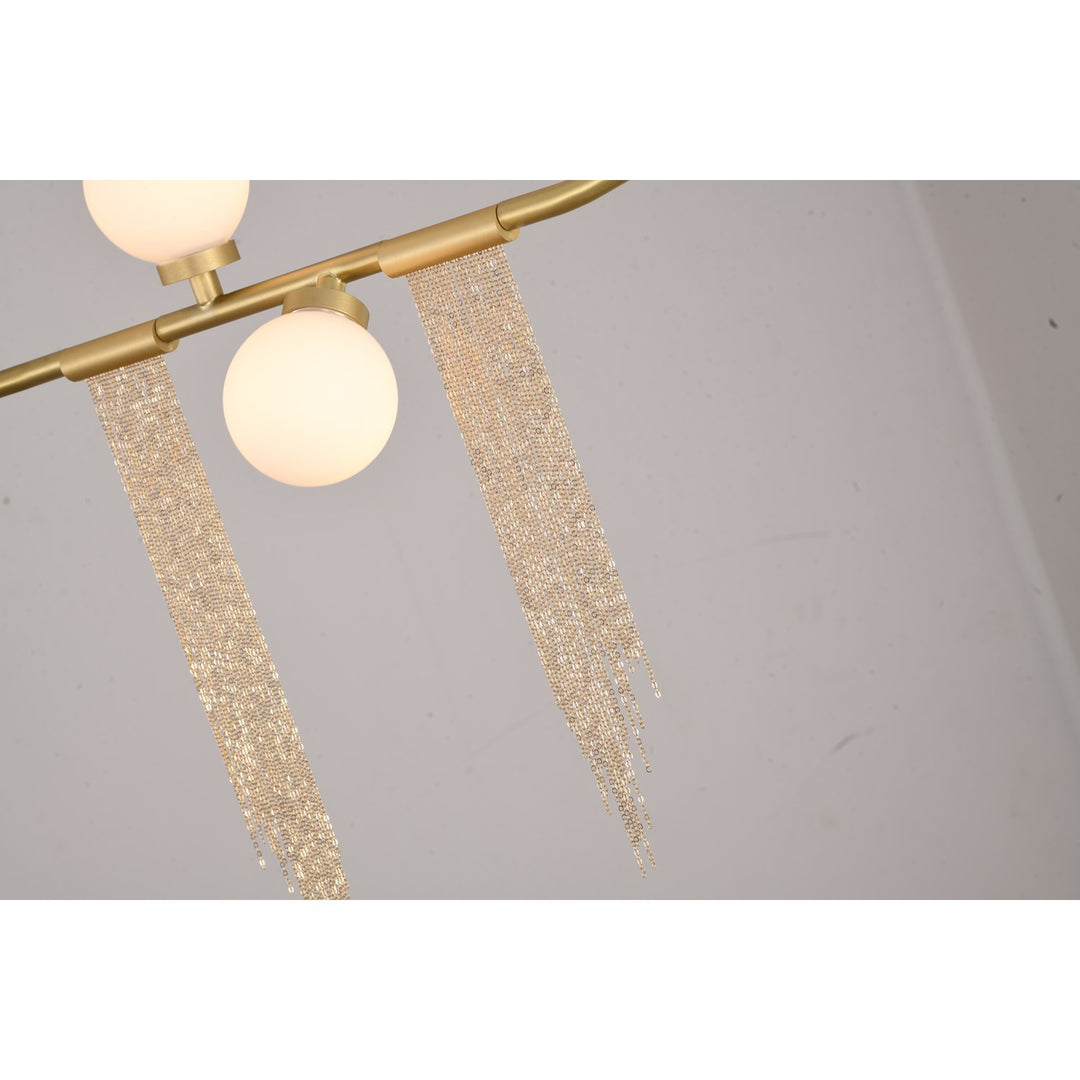 Chandelier In Gold Finish