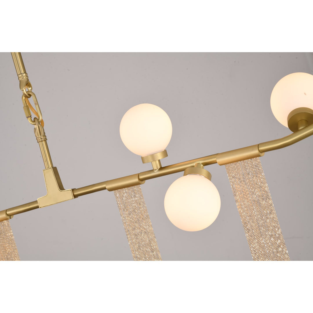 Chandelier In Gold Finish