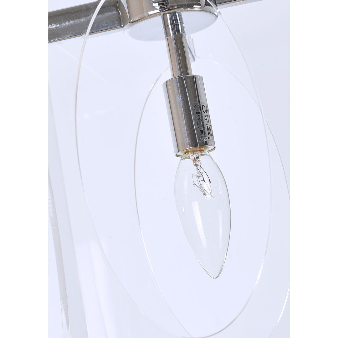Single Pendant Lighting In Chrome Finish