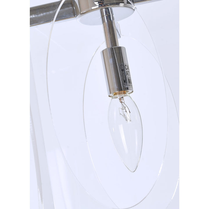 Single Pendant Lighting In Chrome Finish