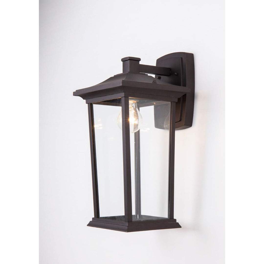 Outdoor Wall Sconce In Black Finish