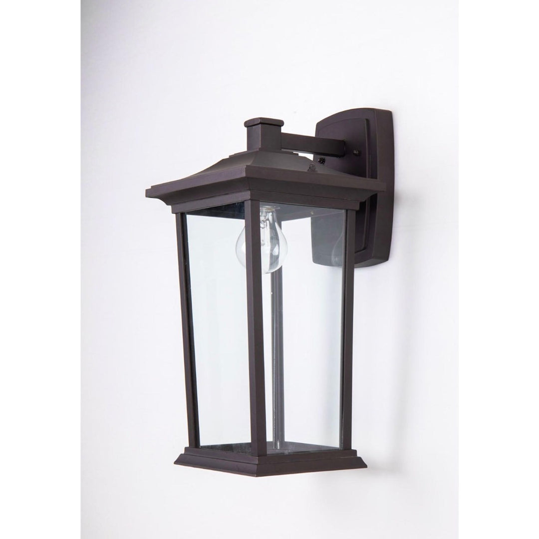 Outdoor Wall Sconce In Black Finish